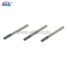 2/4 Flutes HRC65 High Hardness Steel Tungsten Carbide Nano Coating Ball Nose End Mill